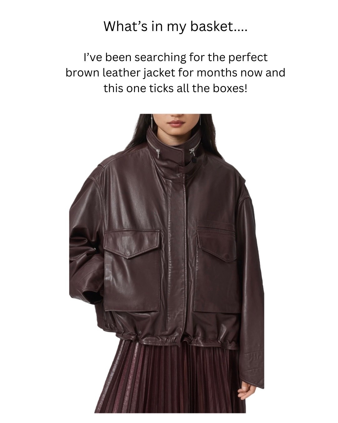 The best brown leather jacket 

#LTKwinter #LTKuk #LTKeurope