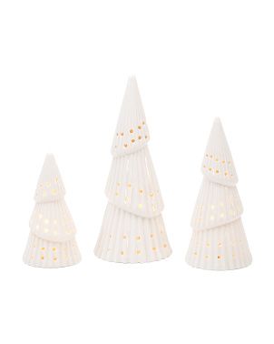 Set Of 3 Led Christmas Trees | TJ Maxx