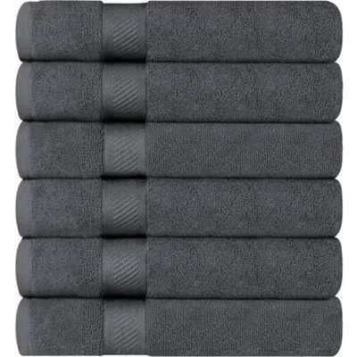 6 Pack Bath Towel Set (27 X 54 Inches), 500 GSM 100% Ring Spun Cotton Medium Lightweight And Highly Absorbent Quick Drying, Premium Towels For Hotel, | Wayfair North America