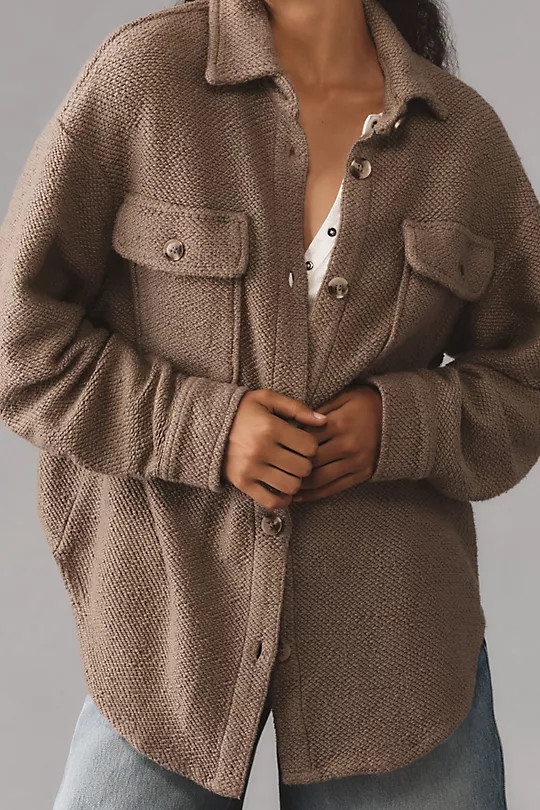 By Anthropologie Knit Shacket | Anthropologie (US)