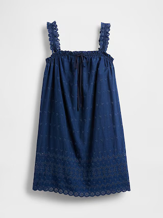 Gap × DÔEN Eyelet Shift Mini Dress | Gap (US)
