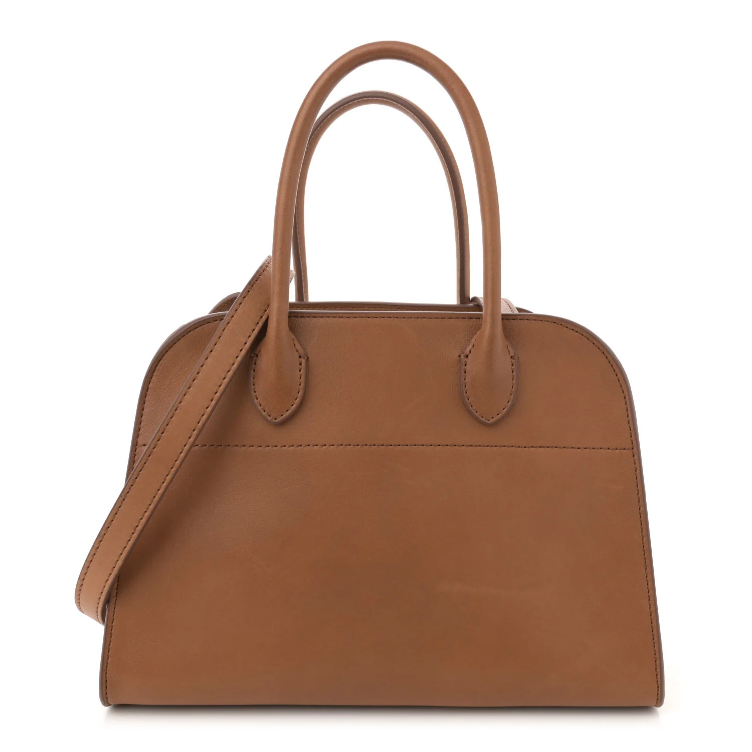 Polished Saddle Calfskin Soft Margaux 10 Bag Cuir | FASHIONPHILE (US)