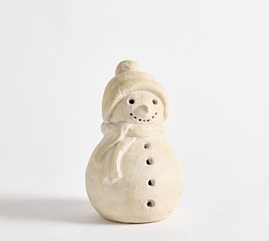 Terracotta Snowman | Pottery Barn (US)