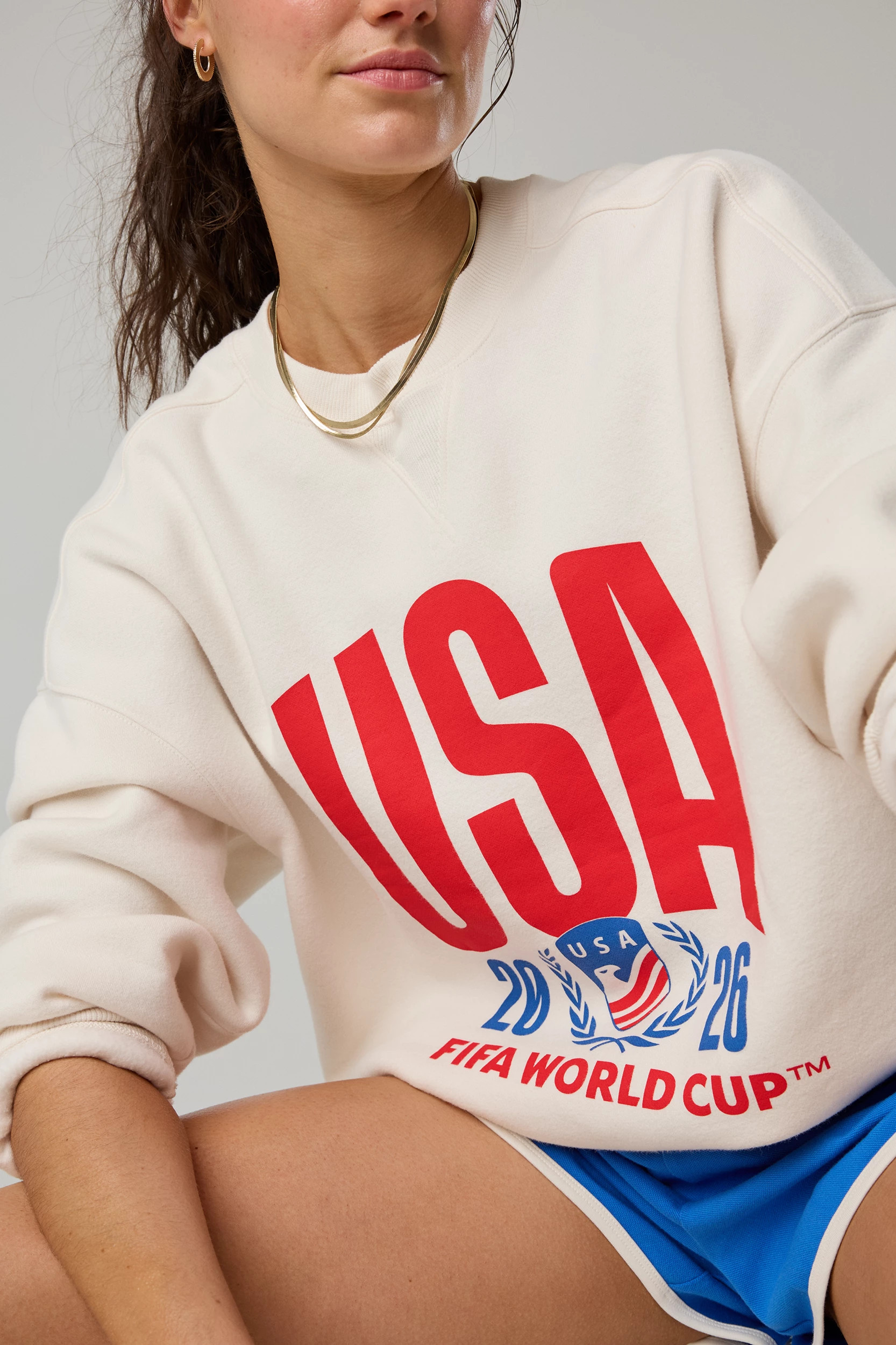 FWC26™ OFFLINE By Aerie Cloud Fleece Oversized Crewneck Sweatshirt | Aerie