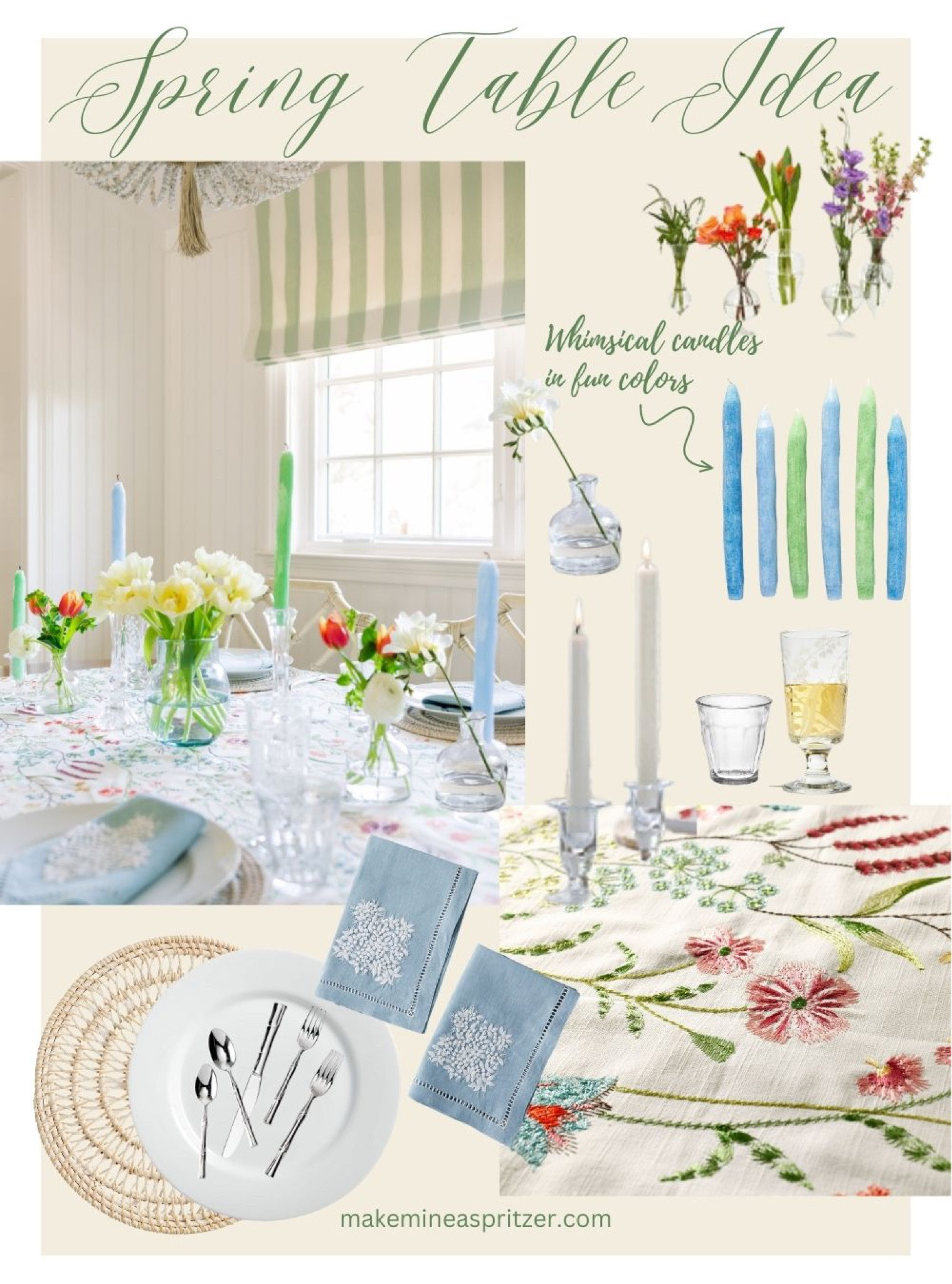 Spring Table Setting Idea #eastertable #springtable

#LTKSeasonal #LTKhome