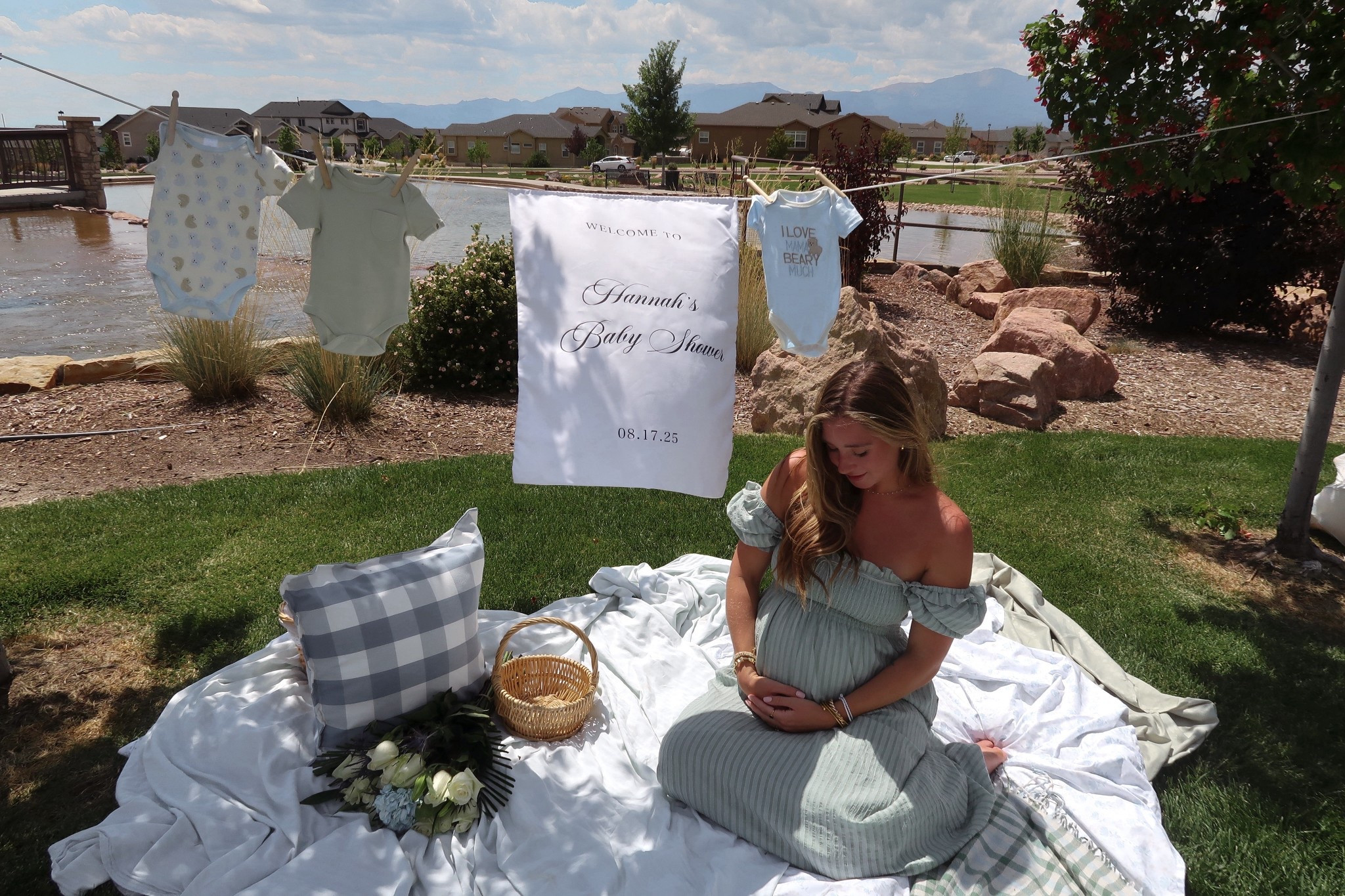 Babyshower dress 🌱🍼🫶🏼 

#hillhouse #babyshowerdress #bumpfriendly 

#LTKStyleTip #LTKBump #LTKBaby