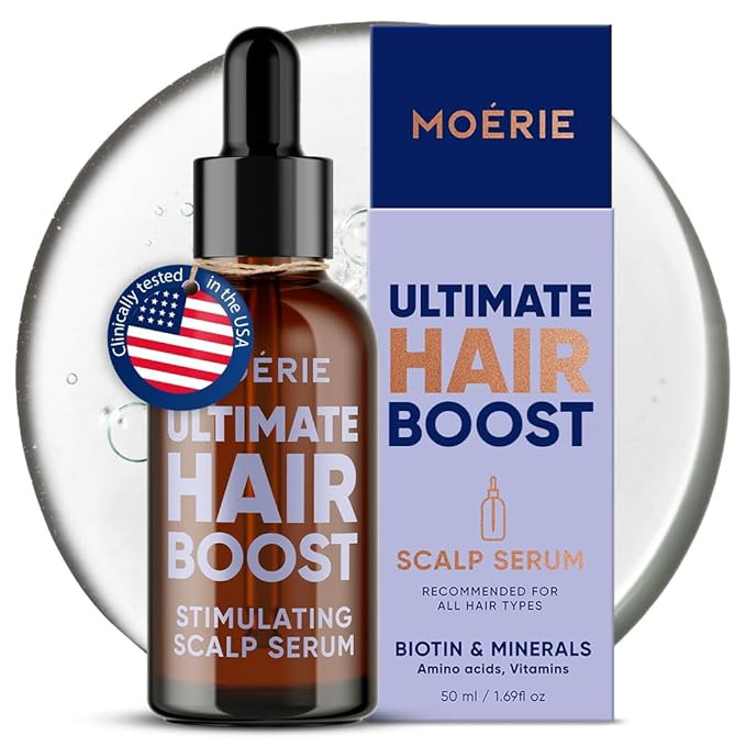 MOERIE Ultimate Hair Growth Serum for Natural Hair Regrowth & Thickening - Anti Thinning & Hair L... | Amazon (US)