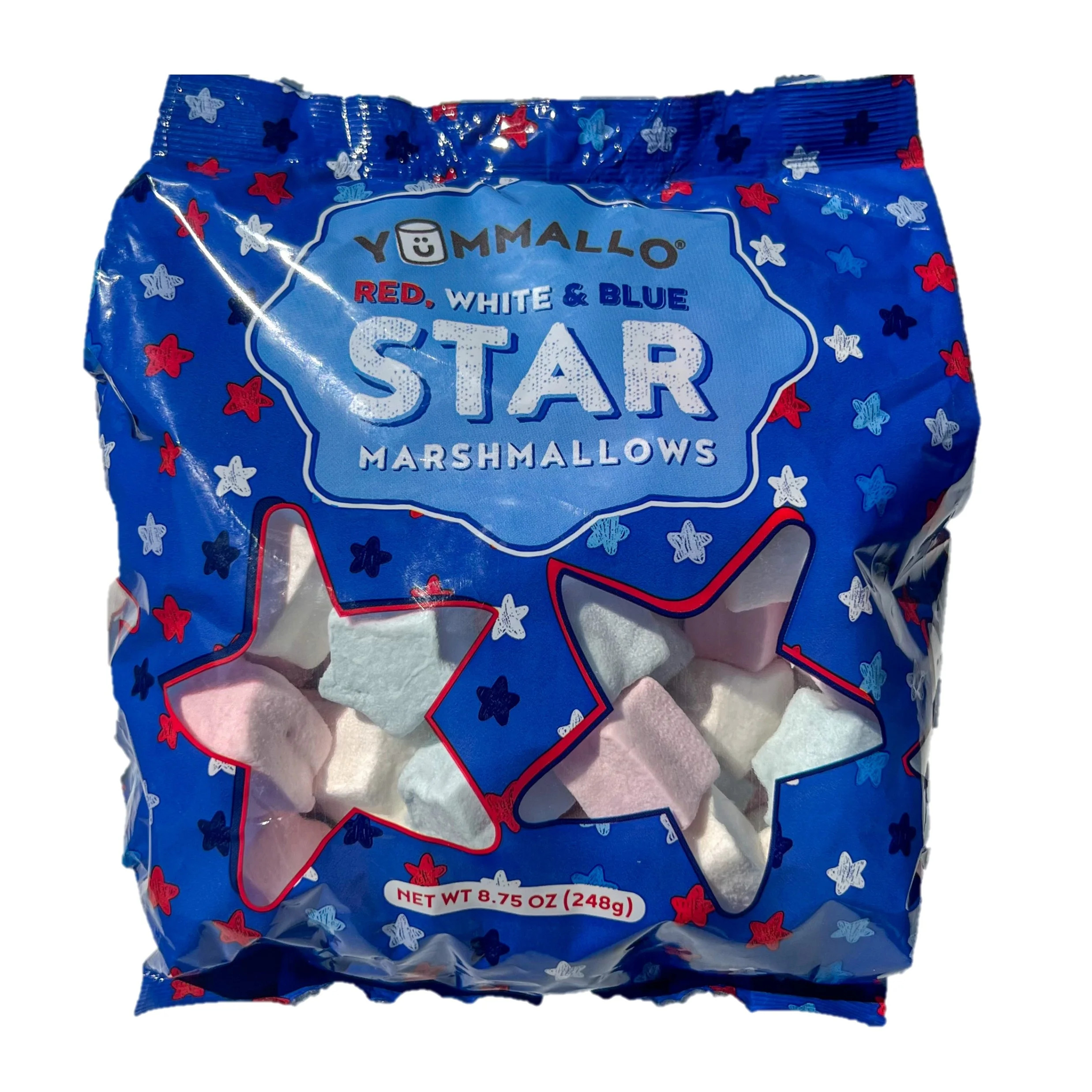Yummallo Red White Blue Star Marshmallows, 8.75 oz | Walmart (US)