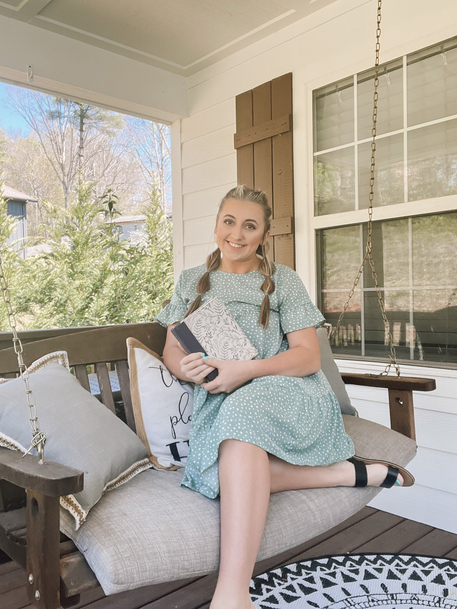 Found this super cute journal Bible to use at church ✝️🌸✨ #churchfind #blessedmama #happysunday #palmsunday #springfit 

#LTKFind #LTKfamily #LTKfit