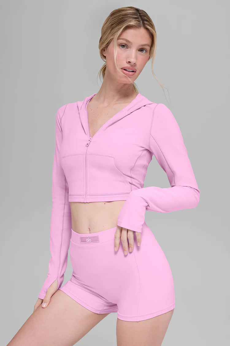 Alosoft Sincere Fitted Jacket - Candy Heart Pink | Alo Yoga (US)