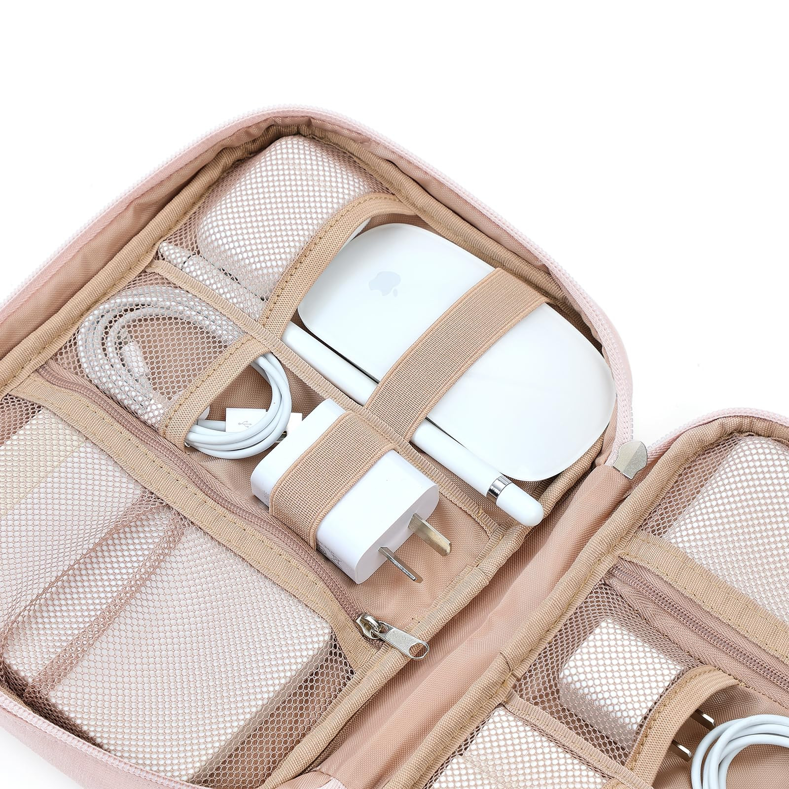 NISHEL Travel Cord Organizer Case, Tech Electronic Bag, Essentials for Charger, Cable, Phone, Har... | Amazon (US)