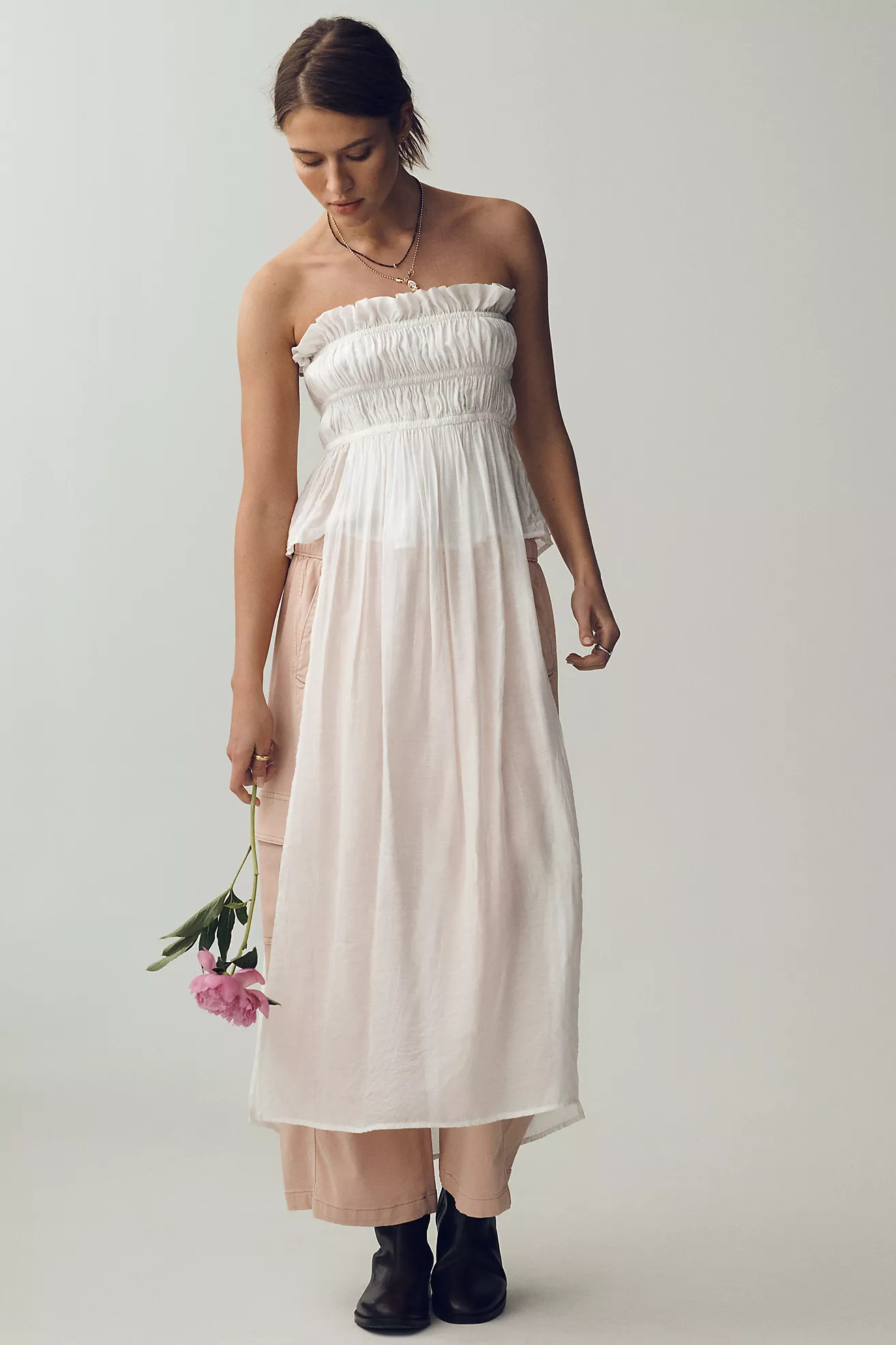 By Anthropologie Sheer Maxi Top | Anthropologie (US)