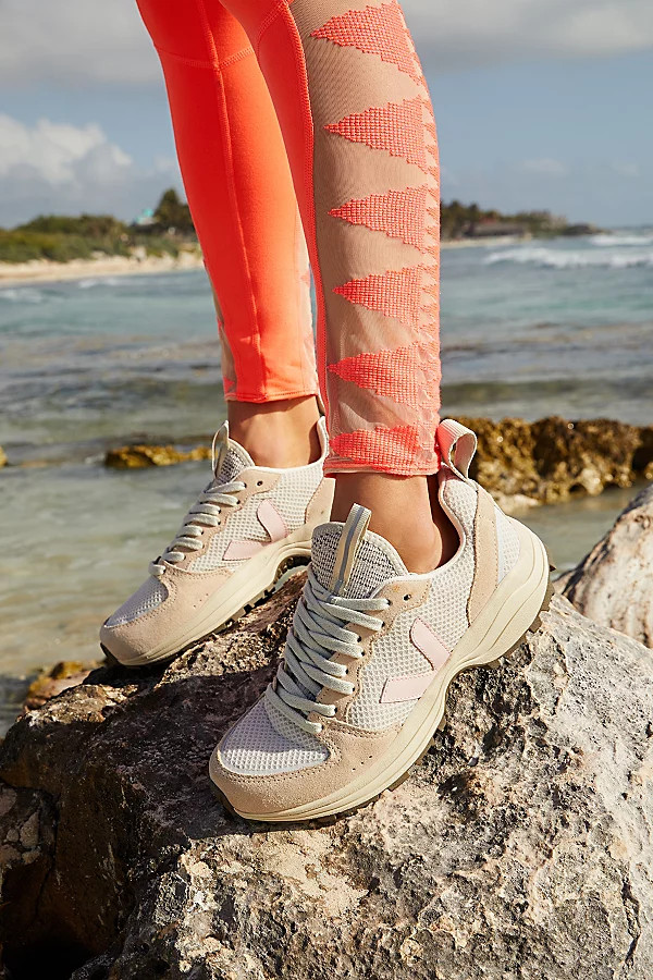 Veja Venturi Sneakers by Veja at Free People, Gravel / Petale, EU 36 | Free People (Global - UK&FR Excluded)