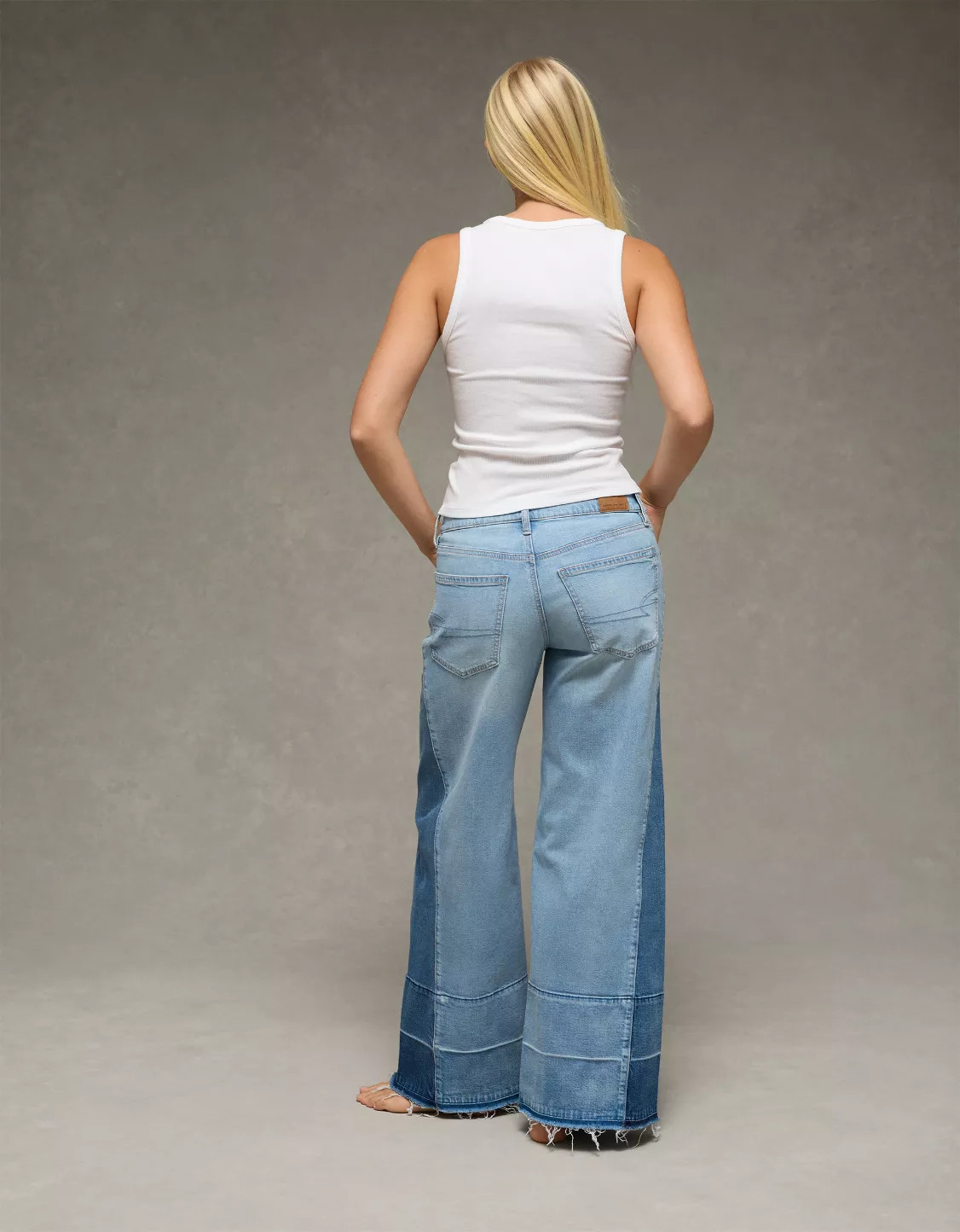 AE Dreamy Drape Low-Rise Ultra Wide-Leg Jean | American Eagle Outfitters (US & CA)