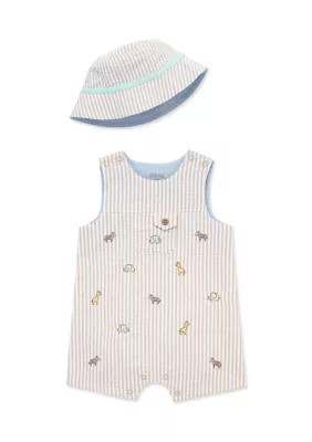 Little Me Baby Boys Safari Sunsuit and Hat | Belk