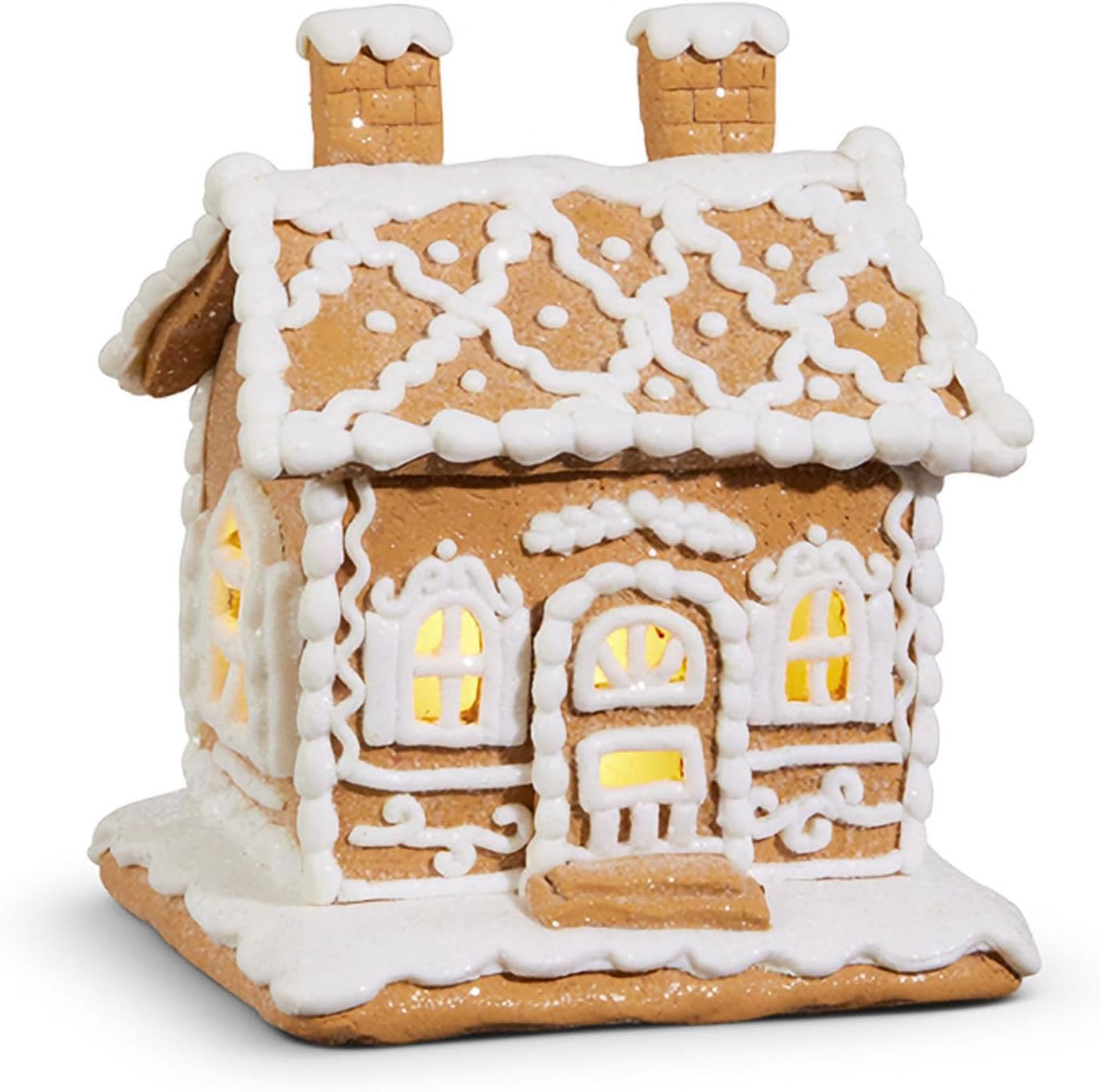 Raz Imports Christmas Lighted Gingerbread House Figurine, 6-inch Height, Holiday Decoration | Amazon (US)
