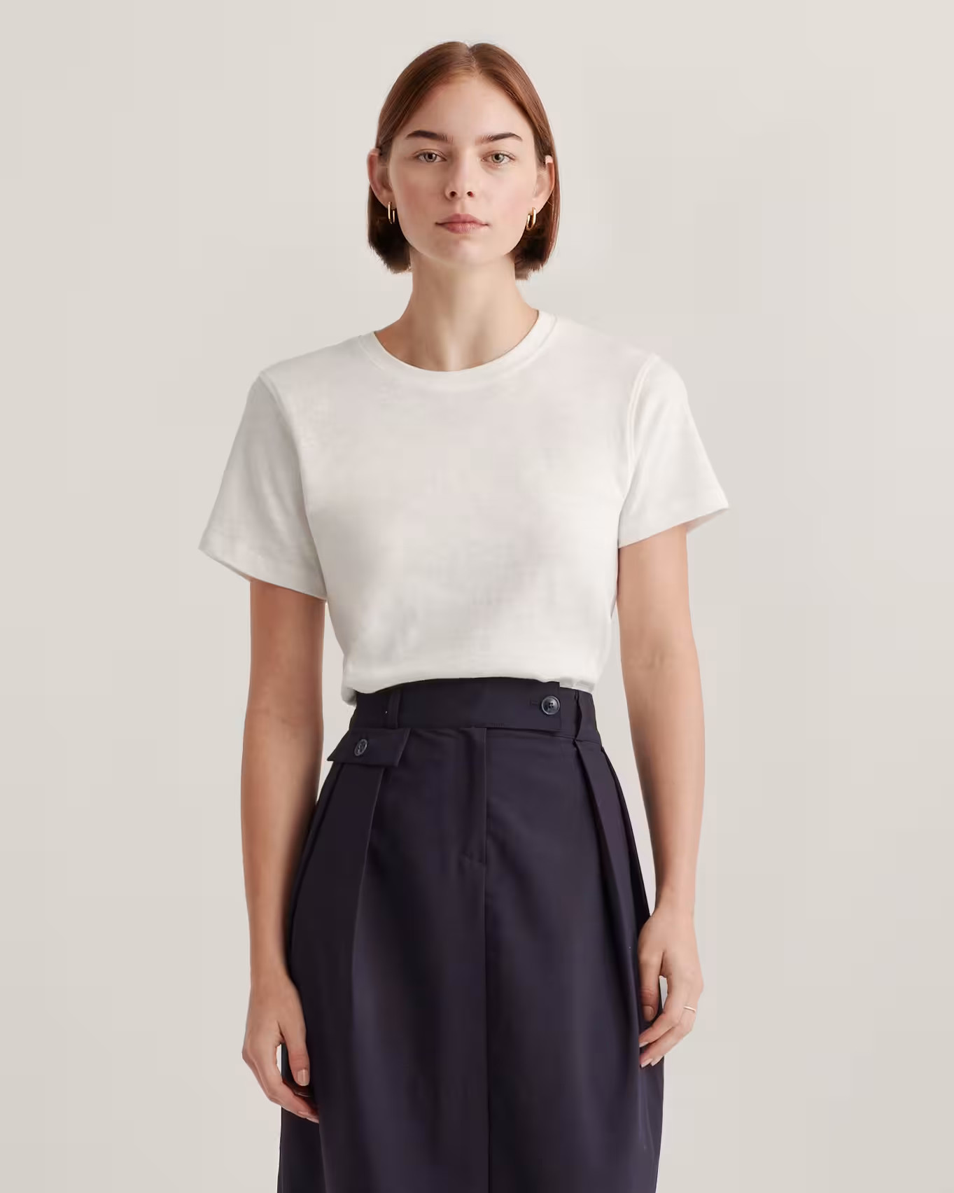 100% Organic Cotton Slub Crewneck Tee | Quince