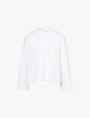 Joyce Long-Sleeve Cotton-Jersey Top | Selfridges