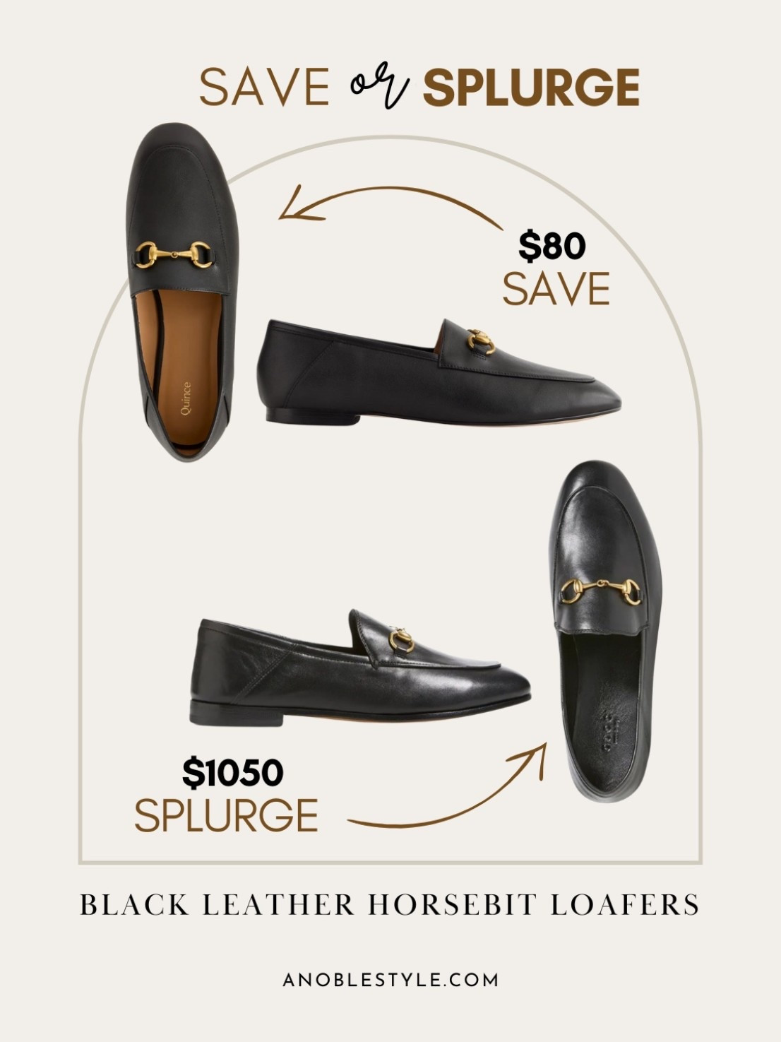 Black leather horsebit loafers save or splurge. Gucci Brixton dupes. Quince Italian leather. 


Daily dupes, budget friendly loafers, capsule wardrobe, fall wardrobe, French wardrobe

#LTKWorkwear #LTKFindsUnder100 #LTKShoeCrush