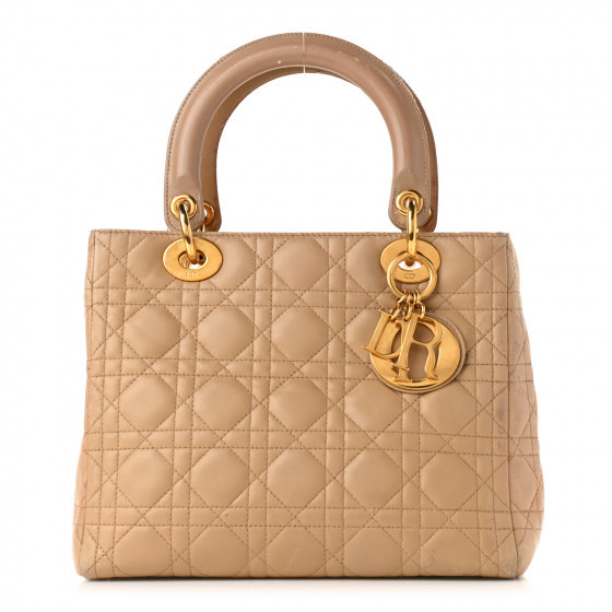 CHRISTIAN DIOR

Lambskin Cannage Medium Lady Dior Beige | Fashionphile