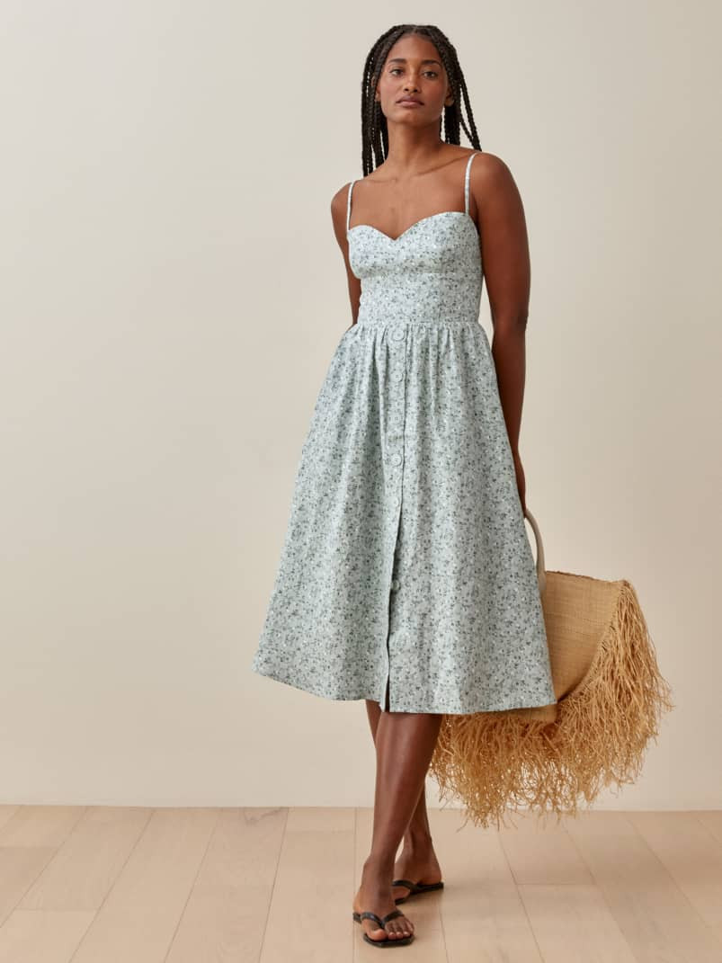 Cale Linen Dress | Reformation (Global)