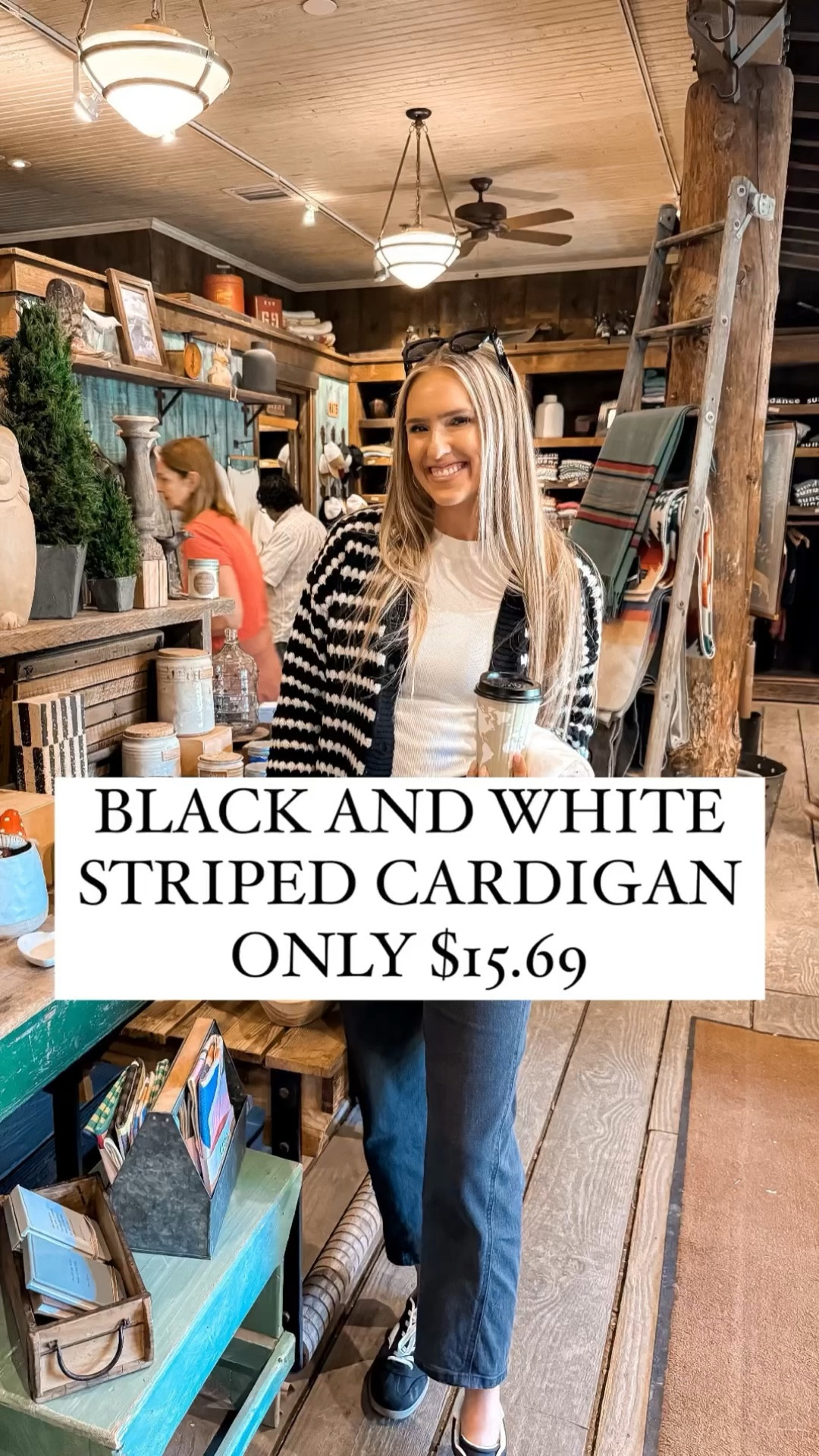 Wore this cozy oversized cardigan to Sundance and couldn’t stop getting compliments! It’s the perfect layering piece for effortless, chic vibes all season long!

This black and white cardigan runs true to size; I’m wearing a small for reference.

You do NOT need to spend a lot of money to look and feel INCREDIBLE! I’m here to help the budget conscious get the luxury lifestyle.

Fall Fashion / Fall Outfit  / Walmart Fashion / Affordable / Budget / Women's Dressy Outfit / Women's Casual Outfit / Classic Style / Sweater / Date Night / Elevated Style / Dress Up or Down / Workwear / Cardigan

#LTKFindsUnder100 #LTKFindsUnder50 #LTKSaleAlert