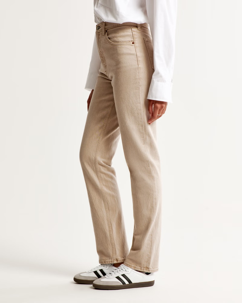 Ultra High Rise 90s Straight Jean | Abercrombie & Fitch (US)