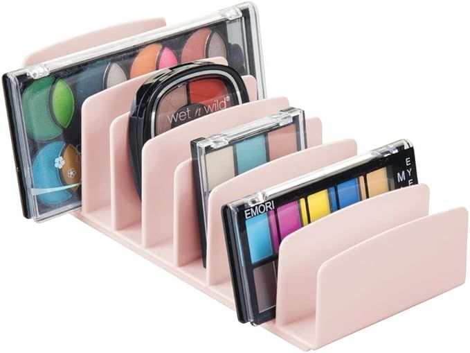 mDesign Makeup Organizer for Bathroom Countertops, Vanities, Cabinets: Sleek Modern Cosmetics Sto... | Amazon (US)