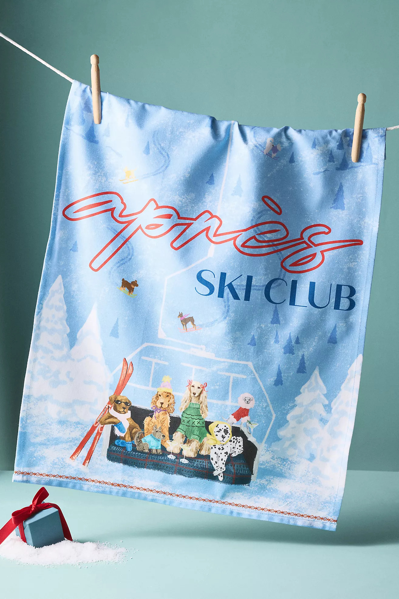 Apres Ski Club Dish Towel | Anthropologie (US)