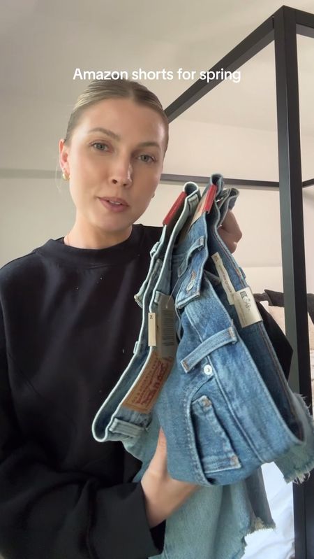 Amazon Jean shorts for spring - size 26 in all 3 pairs!

#LTKstyletip #LTKVideo #LTKSeasonal