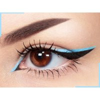 Soft Blue Matte Cake Eyeliner With Applicator Brush - Water Activated Eyeliner - Vegan Friendly, Cruelty Free | Etsy (US)