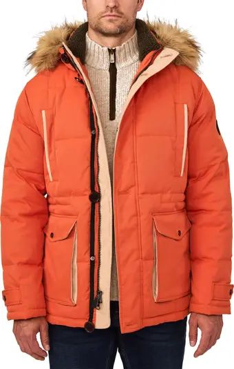 Rainforest Summit Water Resistant Hooded Quilted Parka with Faux Fur Trim | Nordstrom | Nordstrom