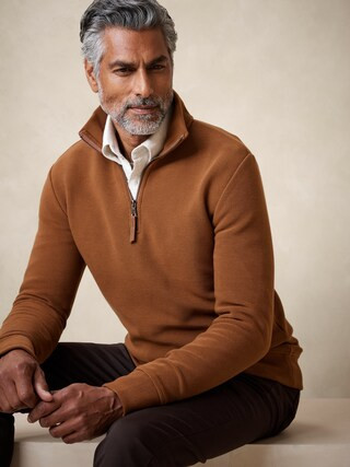 Ottoman Half-Zip | Banana Republic Factory