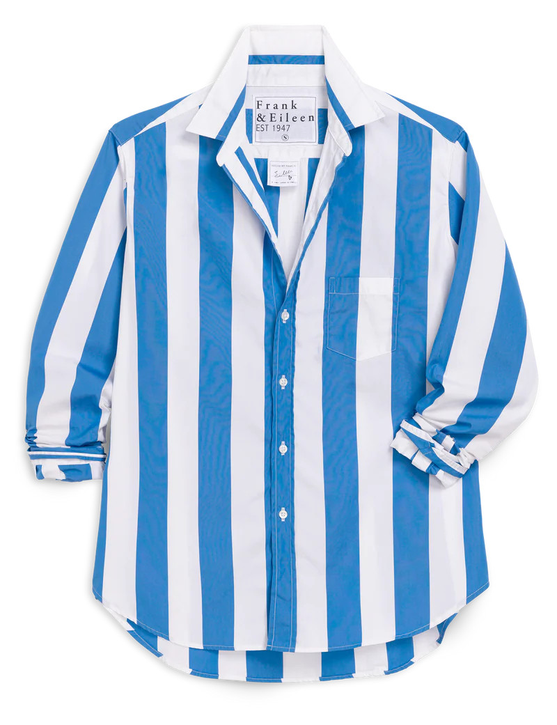EILEEN Wide Blue Stripe, Superluxe | Frank & Eileen