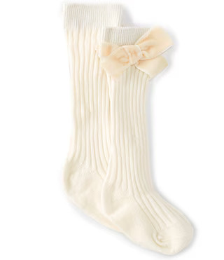 Edgehill Collection Baby Girls 6-24 Months Edgehill Velvet Bow Kneehigh Socks | Dillard's | Dillards