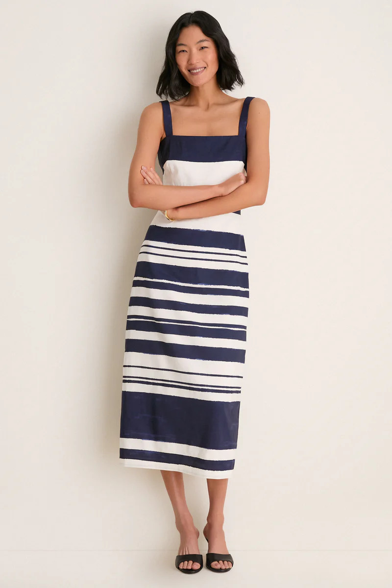 Navy and Dove Ella Dress | Tuckernuck (US)