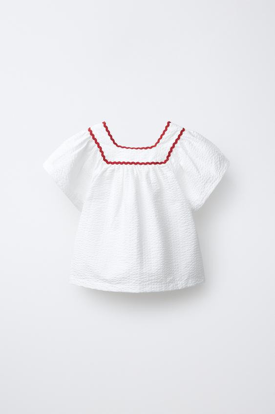 WAVE TEXTURED TOP | Zara US