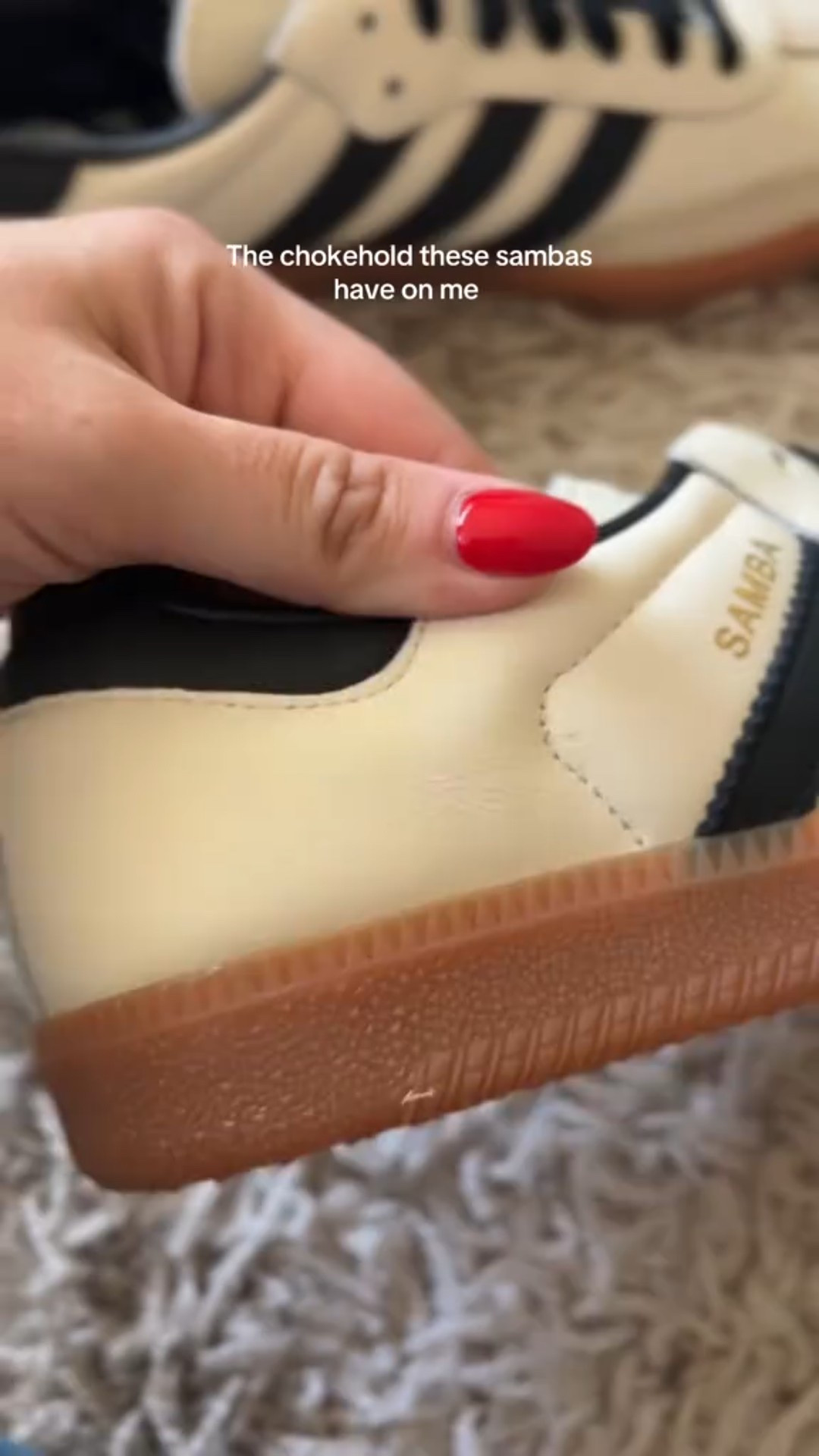 The perfect fall neutral sneaker, these Sambas are a gorgeous cream color with gold and black accents. Absolutely love them!! 

#LTKFindsUnder100 #LTKShoeCrush #LTKSeasonal