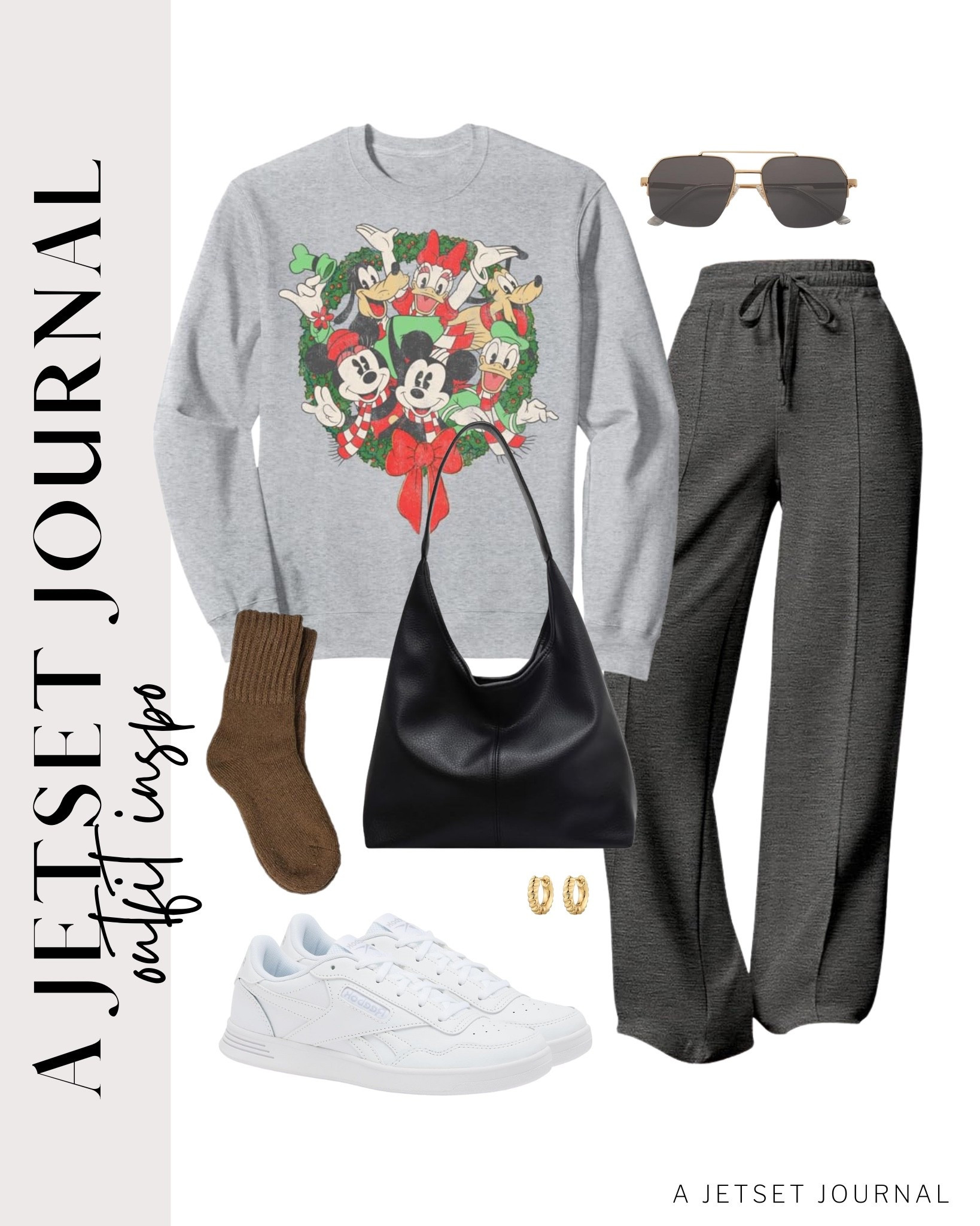 Stay warm this holiday season in a comfy sweatshirt and soft sweatpants!
holiday outfit idea, casual christmas look, festive sweater, viral style, casual outfit idea, running errands, trasnsitional outfit, comfy shoes, trendy look, capsule wardrobe, amazon finds, affordable style, fall to winter outfit idea

#LTKSeasonal #LTKU #LTKFindsUnder50