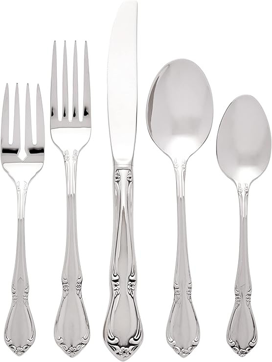 Oneida Chateau 18/8 Stainless Steel, 5 Piece | Amazon (US)