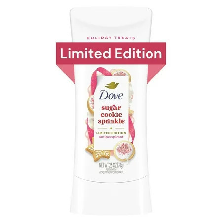 Dove Limited Edition Holiday Treats Antiperspirant Deodorant Sugar Cookie Sprinkle, 2.6 oz | Walmart (US)