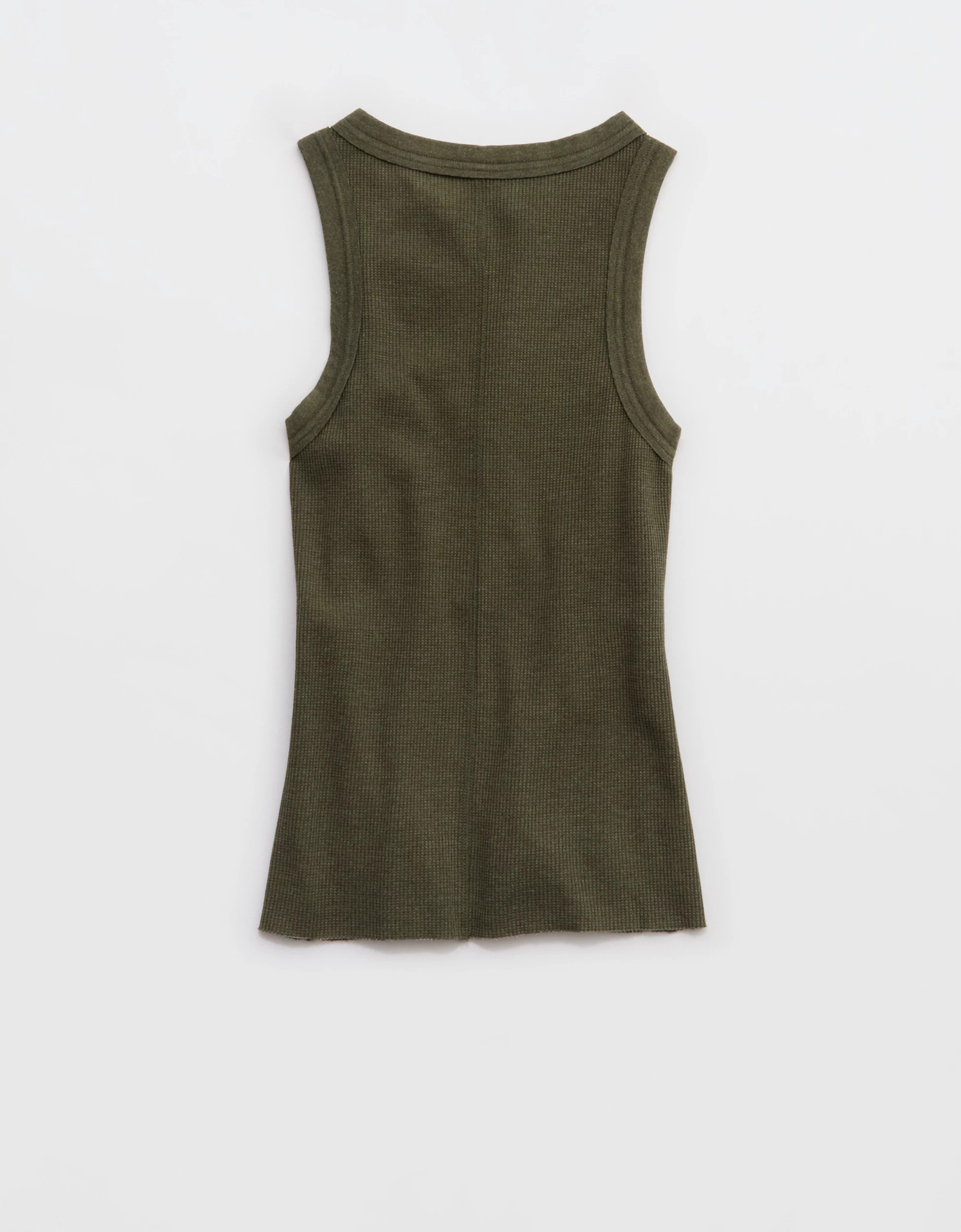 Aerie Unwind Waffle Henley Tank Top | Aerie