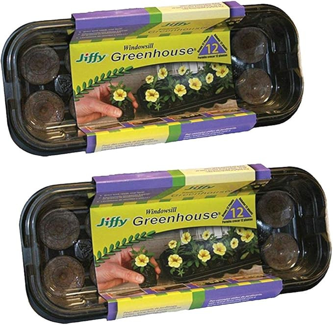 Jiffy 36mm Windowsill Greenhouse (2 Pack) | Amazon (US)