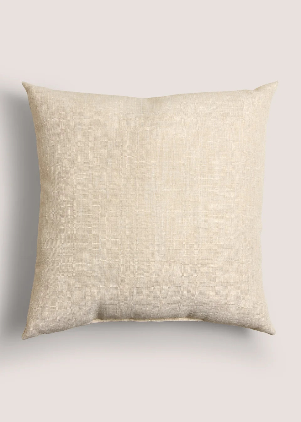 Neutral Linen-Look Cushion (43cmx43cm) | Matalan (UK)