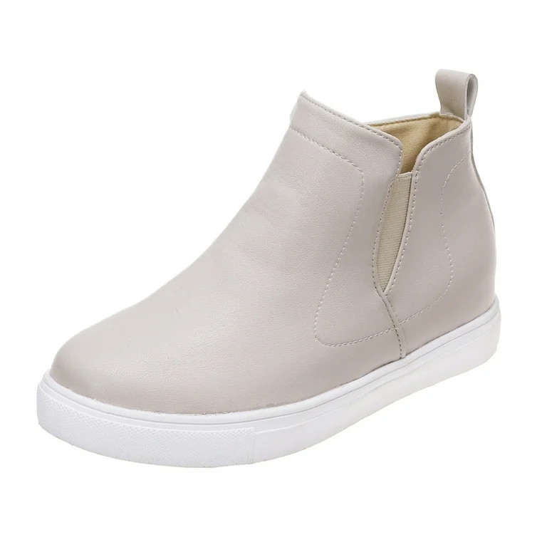 Cathalem Shoes Women Adult Female Summer Shoes Women Size Flat Side Zipper Elastic Band Fashion W... | Walmart (US)