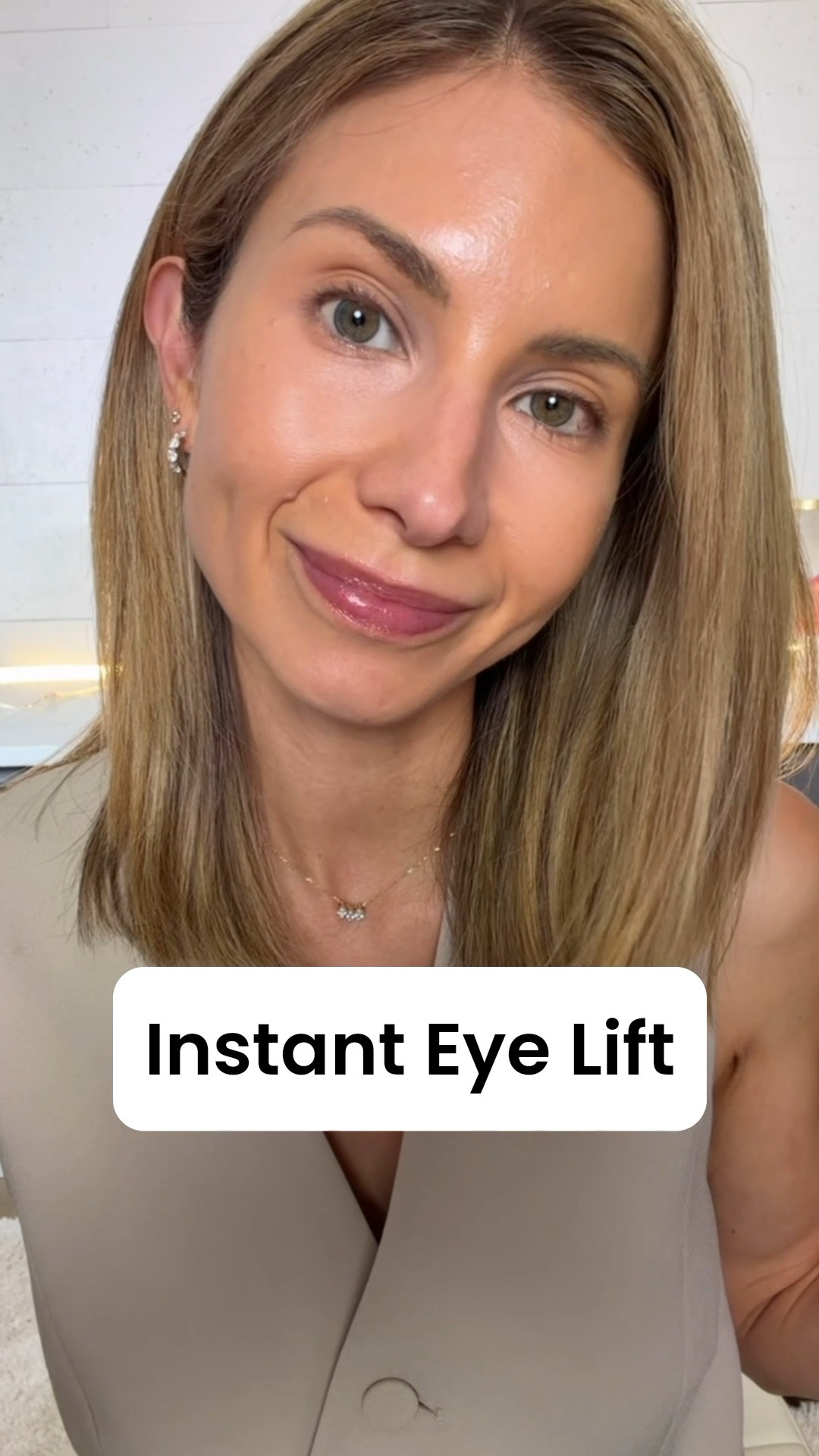 Filler Without the Filler ✨

If you’ve started noticing a little hollow darkness under your eyes, even after concealer…same! 
I heard this would happen, and it did. But I found something that actually helps without filler.

✨ The Product:

Trish McEvoy Instant Eye Lift. A pink-toned brightener that reflects light + makes hollows look lifted and smooth.

How I Use It:
1️⃣ Apply a thin layer of concealer first (less is more).
2️⃣ Dab Instant Eye Lift only in the hollow area (not all the way to the lash line).
3️⃣ Gently tap to blend. It instantly brightens + makes that area appear more full.

#LTKBeauty #LTKOver40