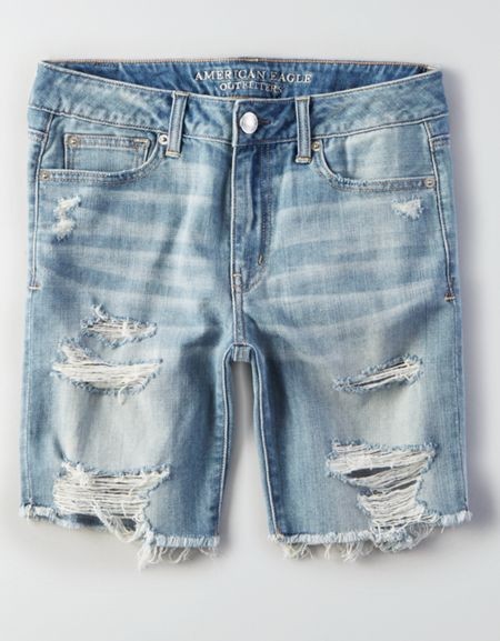 AE Tomgirl Denim Bermuda Short | American Eagle Outfitters (US & CA)