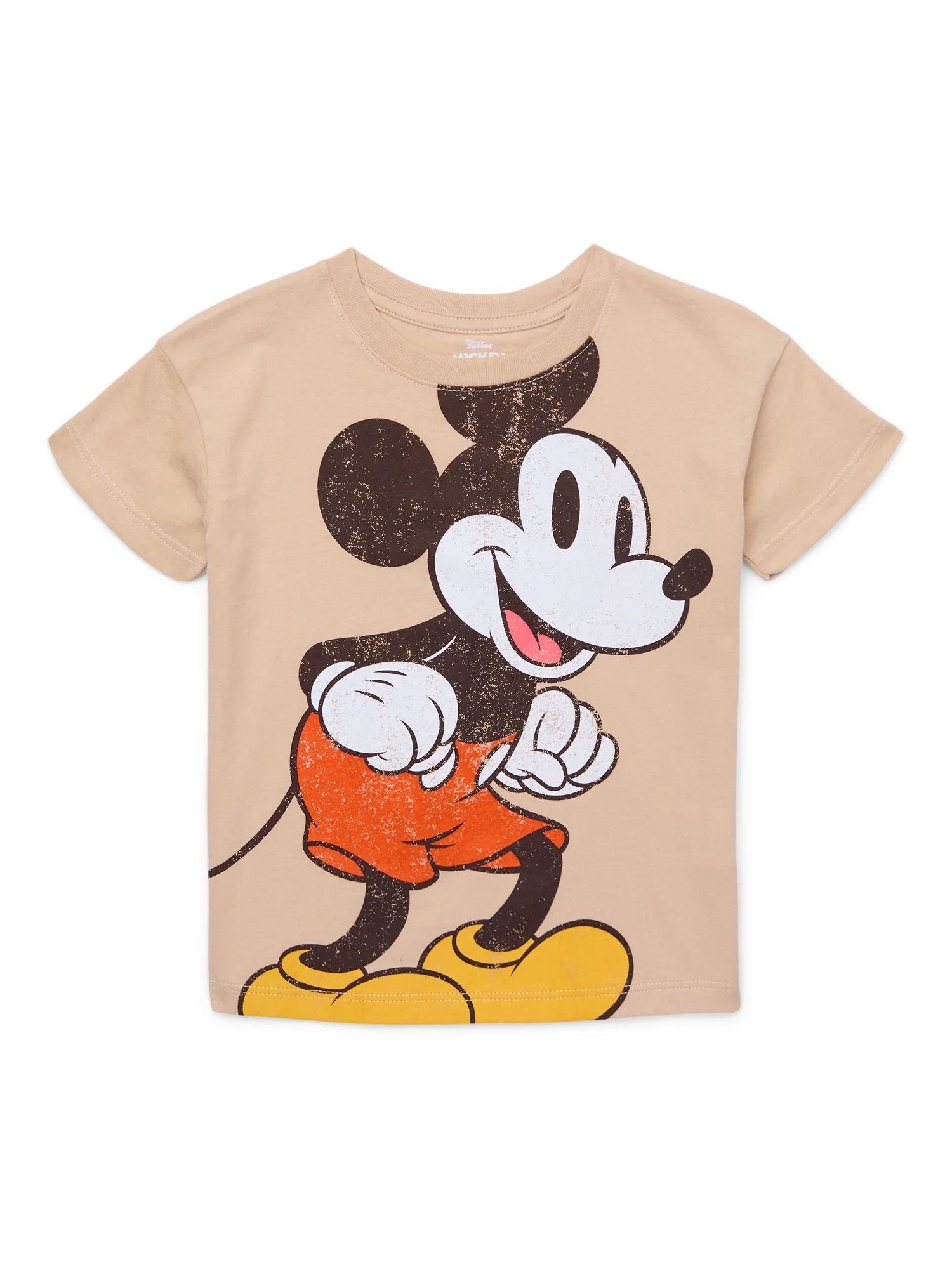 Mickey Mouse Toddler Boys or Girls Short Sleeve Crewneck T-Shirt, Sizes 12M-5T | Walmart (US)