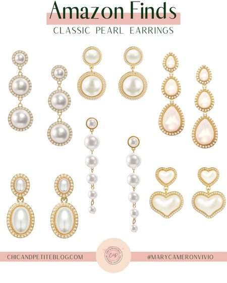 Amazon Finds: Classic Pearl Earrings

old money style // old money aesthetic // Pearl earrings // gold jewelry // Pearl jewelry 

#LTKfindsunder50 #LTKstyletip #LTKfindsunder100