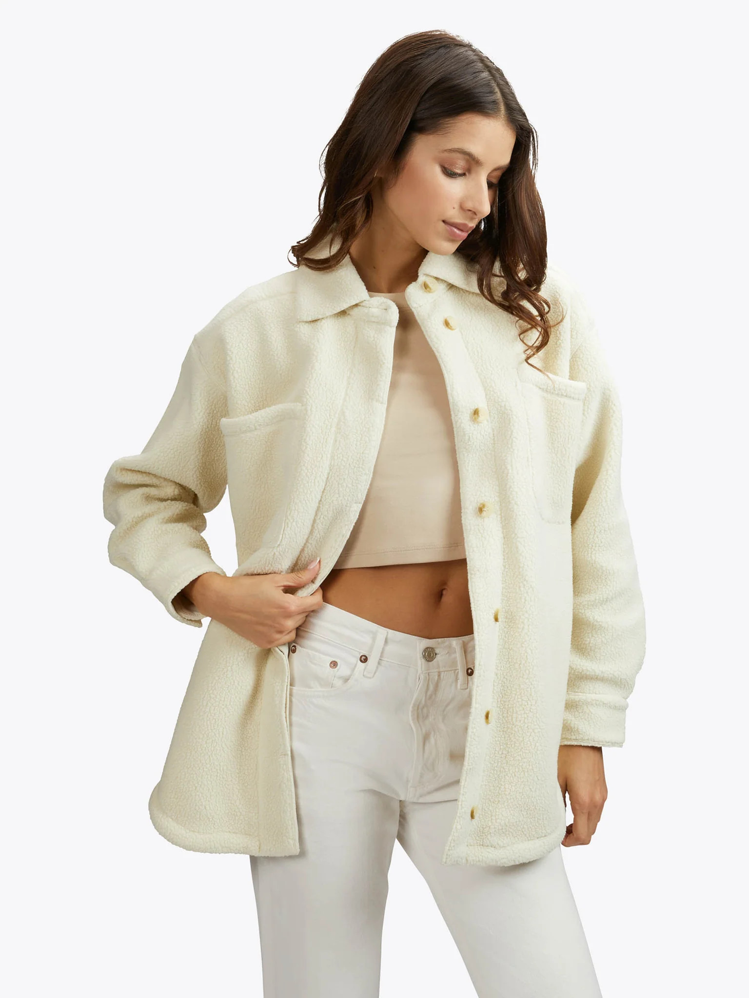 Polartec® Sherpa Shirt Jacket | Cuts Clothing